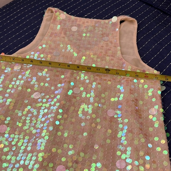 Gorgeous and fun Sequined, V-neck Swing tank by Moulinette Soeurs - size 4 - EUC - Picture 13 of 15